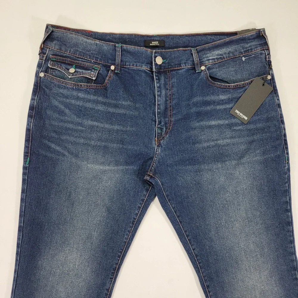 True Religion Men's Denim Jeans ROCCO‎ SN FLAP SKINNY Size 42 x 32